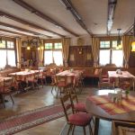 Gaststube, Restaurant, Landgasthof "Zum Goldenen Kreuz" Pfrungen